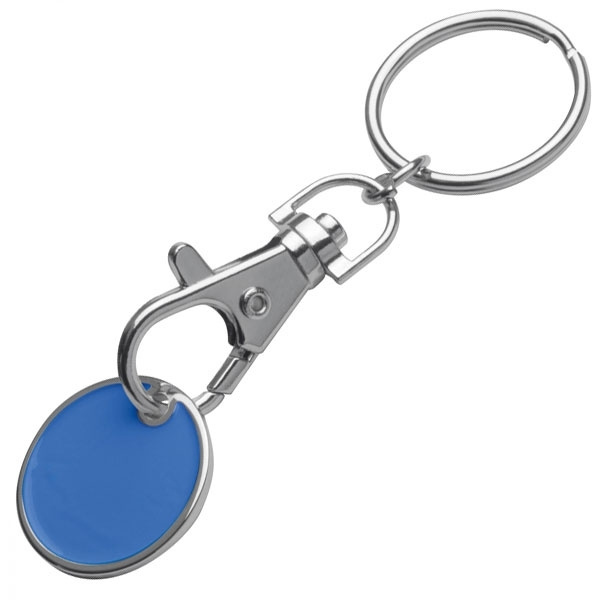 Logo trade advertising products picture of: Keyring with shopping coin ARRAS