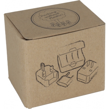 Logo trade promotional gift photo of: Travel adapter PERU