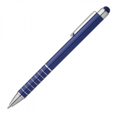 Logo trade promotional gifts image of: Metal ballpen with touch pen LUEBO