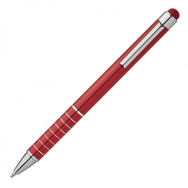 Logotrade promotional product picture of: Metal ballpen with touch pen LUEBO