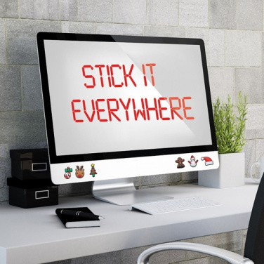 Logo trade promotional merchandise image of: Christmas sticker (single pc) TORONTO