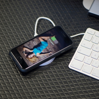 Logo trade promotional item photo of: Induction charger KARTHAGO