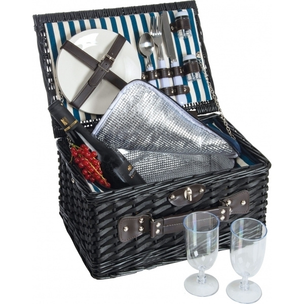 Logo trade promotional merchandise image of: Picnic basket RIVA DEL GARDA