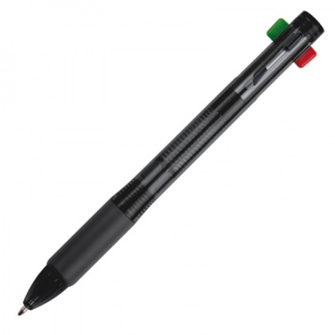 Logo trade advertising products picture of: Plastic ballpen 4in1 NEAPEL