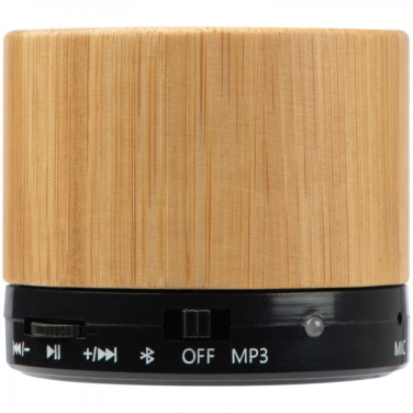Logotrade advertising product image of: Bamboo bluetooth speaker FLEEDWOOD