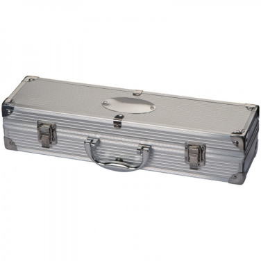 Logo trade business gifts image of: Barbecue case OVAL PLATE