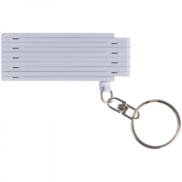 Logo trade promotional giveaways image of: Keyring with 0,5m ruler