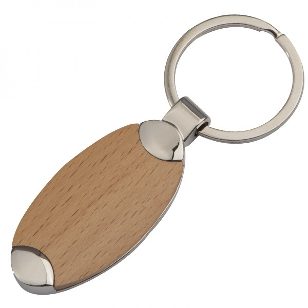 Logotrade promotional merchandise picture of: Wooden keyring BALTRUM