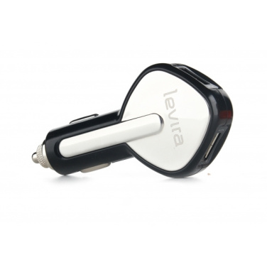 Logo trade promotional gifts picture of: Dual USB Car Charger