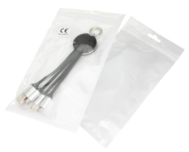 Logotrade corporate gift image of: 3in1 cable with enlighted logo for engraving, RXD-368