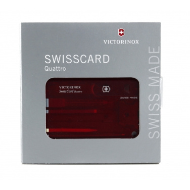 Logotrade advertising products photo of: SwissCard Quattro Victorinox