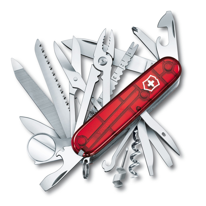 Logotrade promotional item picture of: Pocket knife SwissChamptransparent Victorinox