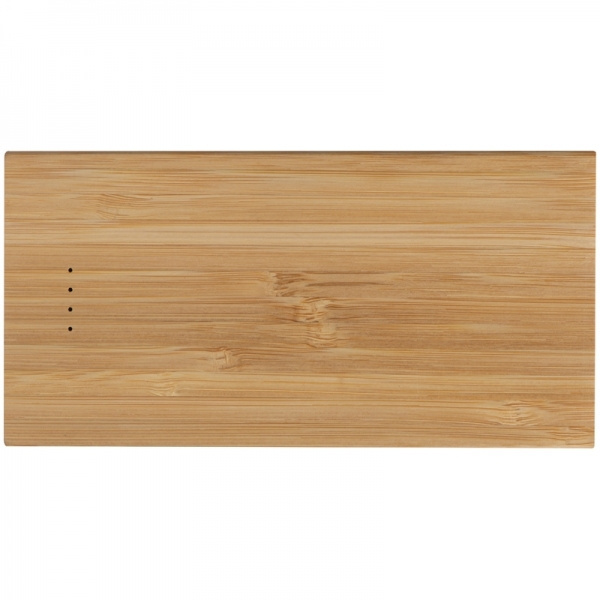 Logo trade business gift photo of: Bamboo power bank KATOWICE