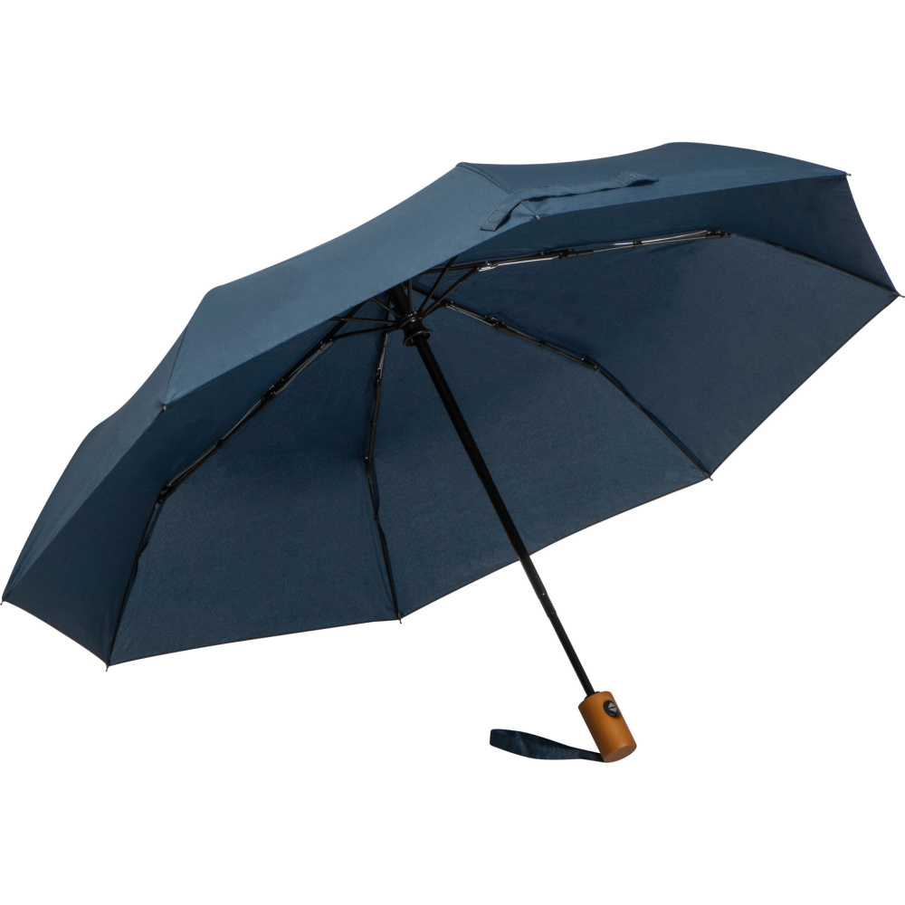 Logo trade advertising products image of: RPET umbrella IPSWICH