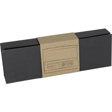 Logotrade promotional giveaway image of: Metal writing set KARLOVAC