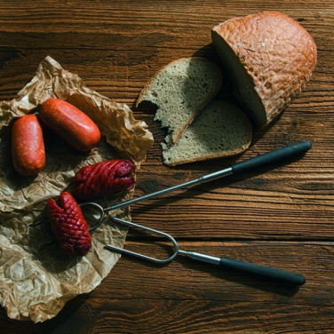 Logotrade promotional product image of: BBQ forks LIPNO Schwarzwolf