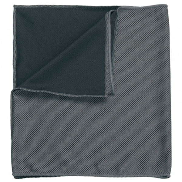 Logotrade promotional item picture of: Towel LANAO Schwarzwolf