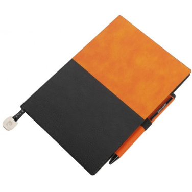 Logotrade promotional product picture of: Notepad A5 & ballpoint pen REPORTER Pierre Cardin