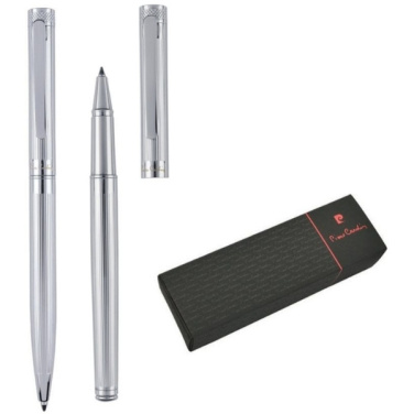 Logo trade corporate gift photo of: Writing set ballpoint pen & roller RENEE Pierre Cardin