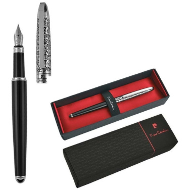 Logo trade corporate gifts image of: Fountain pen JACQUES Pierre Cardin