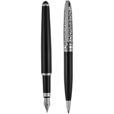 Logotrade promotional product picture of: Writing set ballpoint pen & fountain pen JACQUES Pierre Cardin