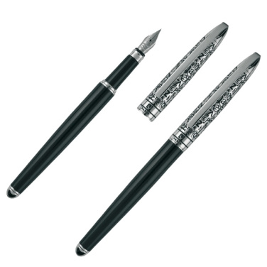 Logo trade promotional items picture of: Writing set ballpoint pen & fountain pen JACQUES Pierre Cardin