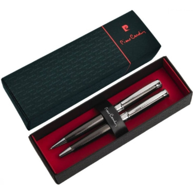 Logotrade corporate gifts photo of: Metal set of ballpoint pen and roller ROI