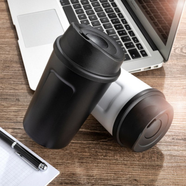 Logotrade advertising product image of: Thermo mug LIARD Schwarzwolf