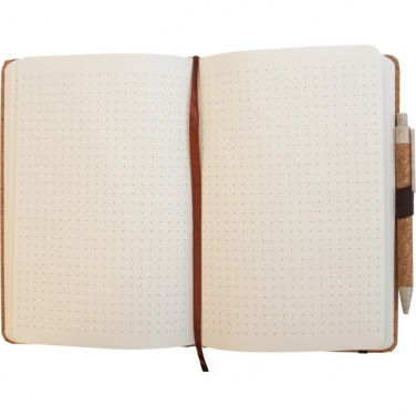 Logo trade promotional gift photo of: A5 Notebook BASTOGNE