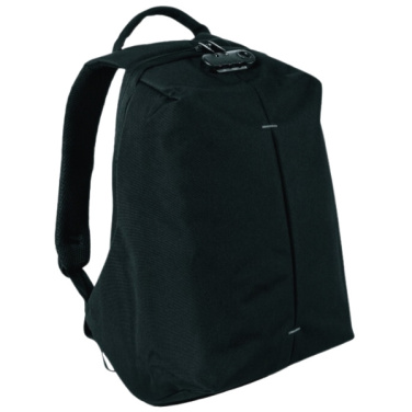 Logo trade promotional giveaway photo of: Backpack MAREB Schwarzwolf