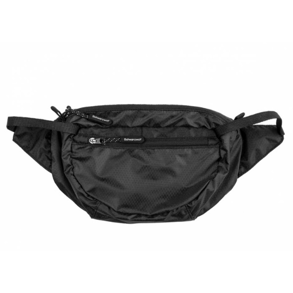 Logo trade promotional giveaways image of: Waist bag MOBILA Schwarzwolf