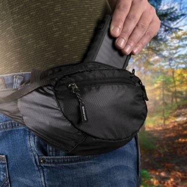 Logo trade corporate gifts image of: Waist bag MOBILA Schwarzwolf