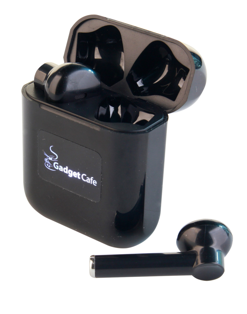 Logo trade advertising products image of: Wireless earbuds with light up logo