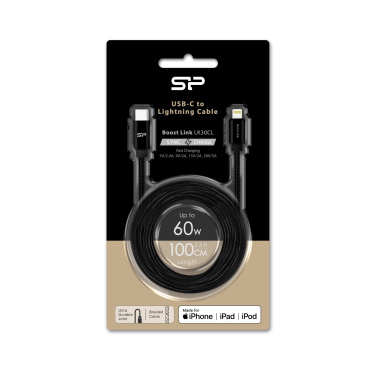 Logotrade advertising product picture of: DATA TRANSFER CABLE Boost Link Nylon LK30CL Type C