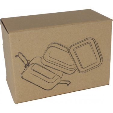 Logo trade business gift photo of: 2-level lunch box PORTO ALEGRE