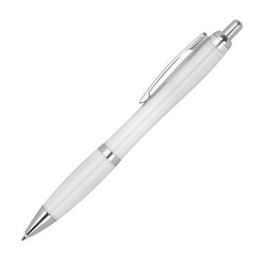 Logo trade promotional items picture of: Transparent ballpen ALKEN
