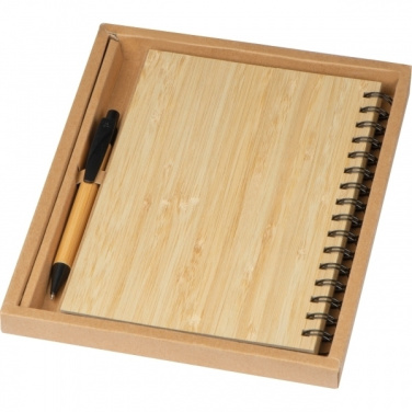 Logo trade advertising products image of: A5 notebook PISA