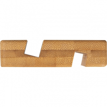 Logotrade promotional product image of: Bamboo smartphone holder SAN SEBASTIAN
