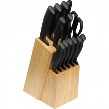 Logo trade advertising products image of: Knife block BERLIN