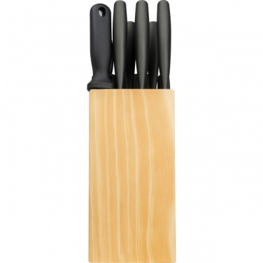 Logo trade promotional giveaways image of: Knife block BERLIN