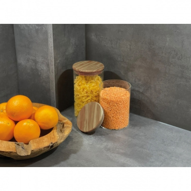 Logotrade promotional item picture of: Borosilicate container ONTARIO 1000 ml