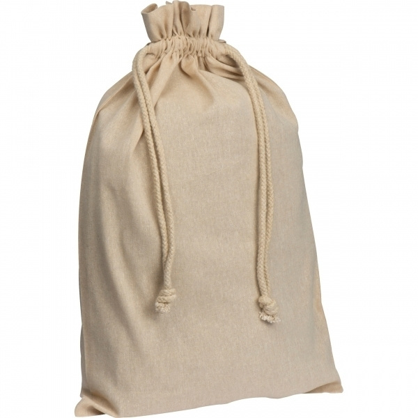 Logo trade promotional products image of: Recycled cotton bag PARKSVILLE