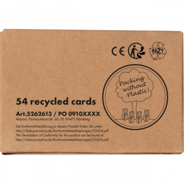 Logotrade promotional merchandise image of: Playing cards NEW CASTLE