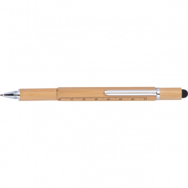 Logo trade promotional merchandise image of: 6in1 multifunctional pen COIMBRA