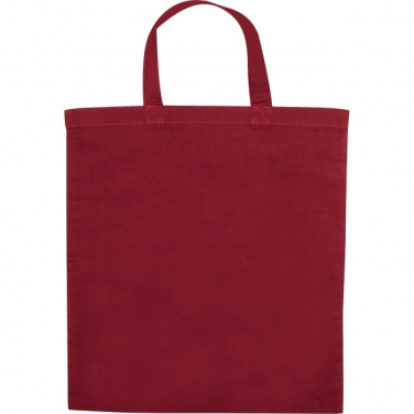 Logotrade promotional giveaway image of: Cotton bag with short handles BREGENZ