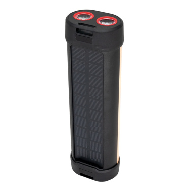 Logotrade promotional merchandise image of: Solar flashlight with power bank, ES982