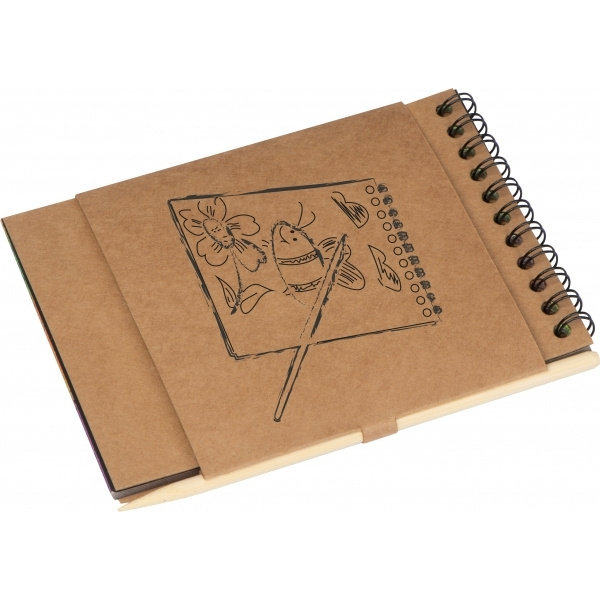 Logo trade promotional merchandise image of: Scratching block INNSBRUCK