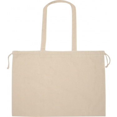 Logo trade promotional merchandise picture of: Organic cotton shopping bag IMOLA