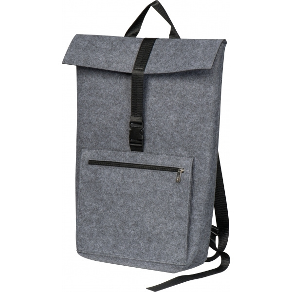 Logotrade corporate gift picture of: RPET Felt Backpack BIRMINGHAM