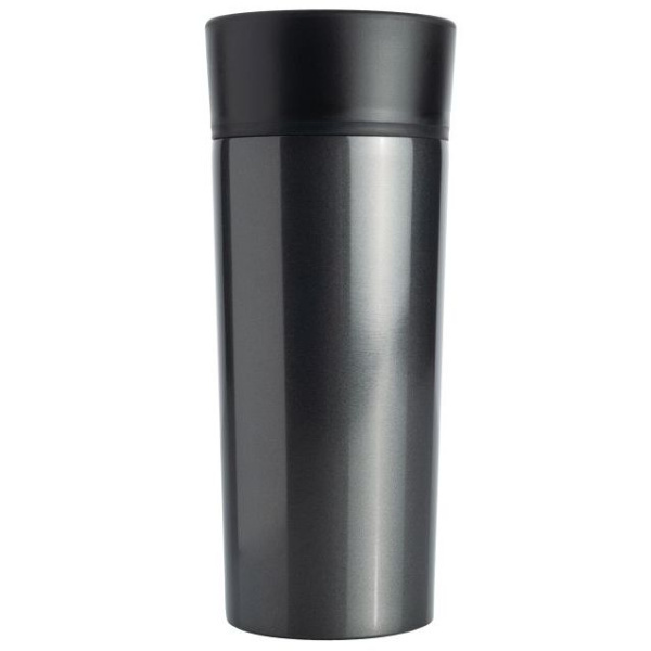 Logo trade promotional merchandise image of: Thermo mug ARANSOL 300 ml Schwarzwolf
